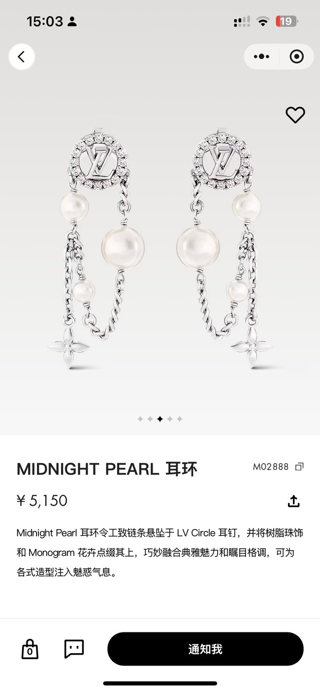 Louis Vuitton Earring CE81635