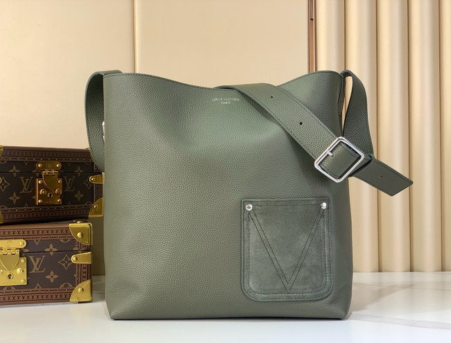 Louis Vuitton NEW All In M26745 dark green