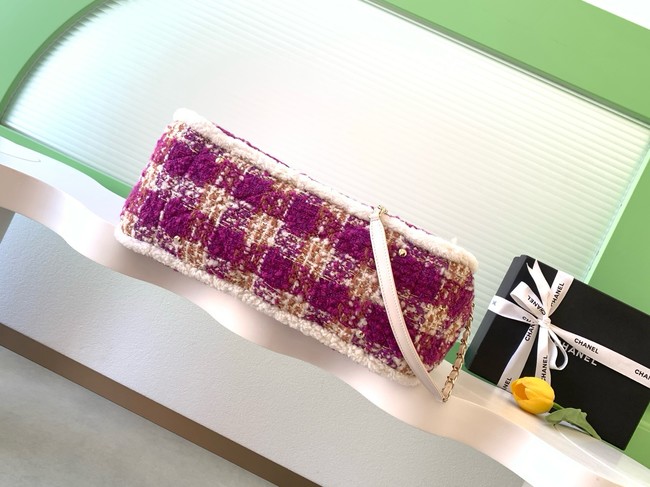 CHANEL Shopping Bag AS5689 white&Purple