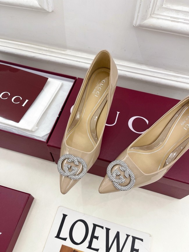 Gucci Womens pump with crystal Interlocking G 852995 -1