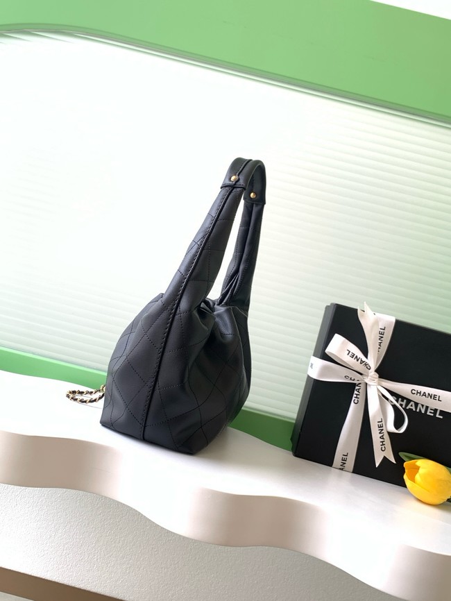 CHANEL Hobo Handbag AS5976 black