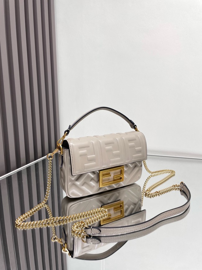 Fendi Baguette Mini Bag 8BS017 gray