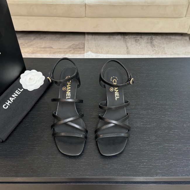 Chanel Sandals Patent Calfskin G46902-1