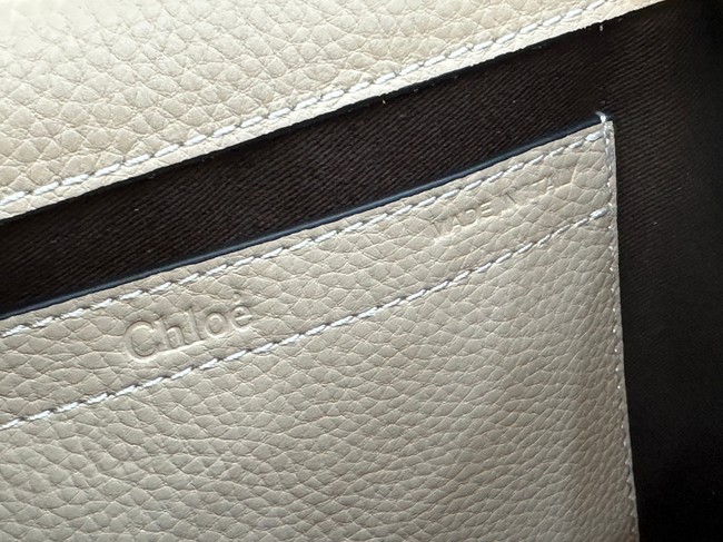 Chloe Grained Calfskin MARCIE saddle bag 31054 Cream