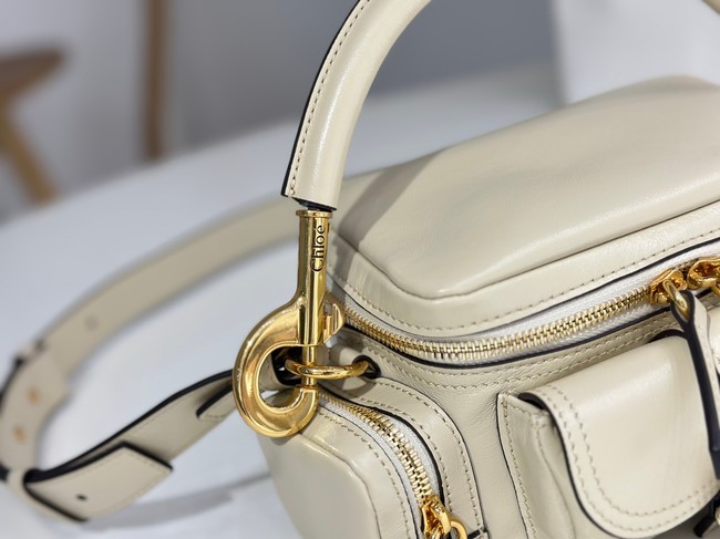 Chloe Soft leather bowling bag W0653 Cream
