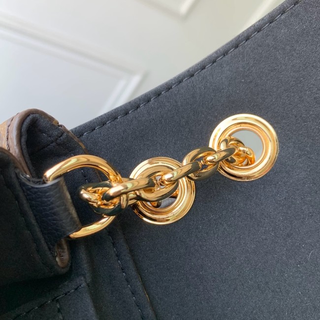 Louis Vuitton Monogram Canvas Shoulder Bag M27067 black