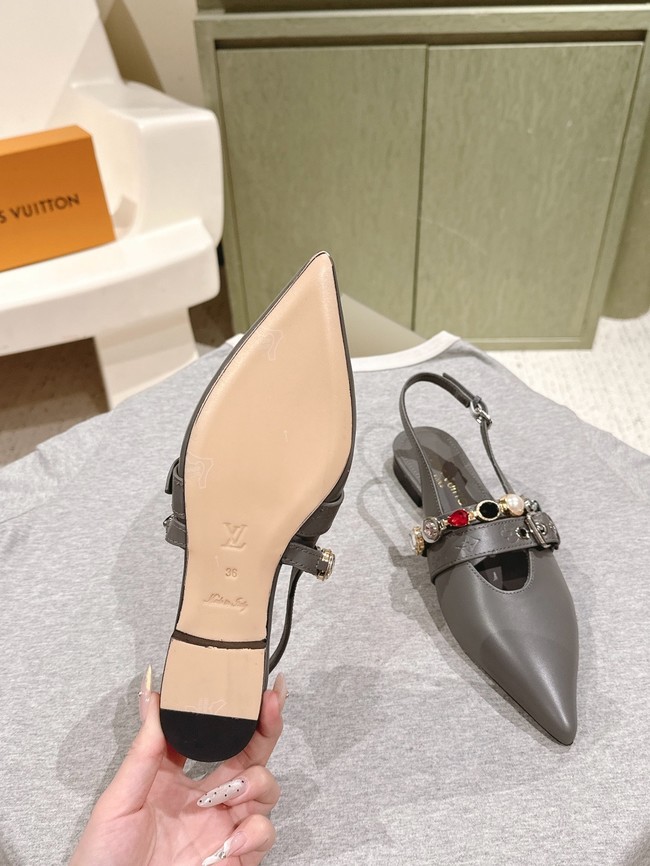 Louis Vuitton LV Vibe Slingback Flat Ballerina 1AHNAN-2