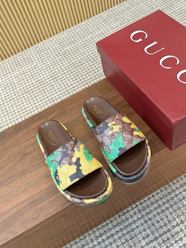 GUCCI Womens platform slide sandal 87185-3