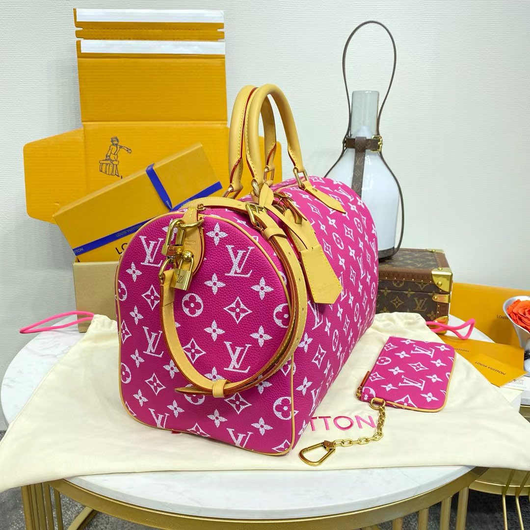 Louis Vuitton Speedy P9 Bandouliere 40 M11564 Pink-Purple