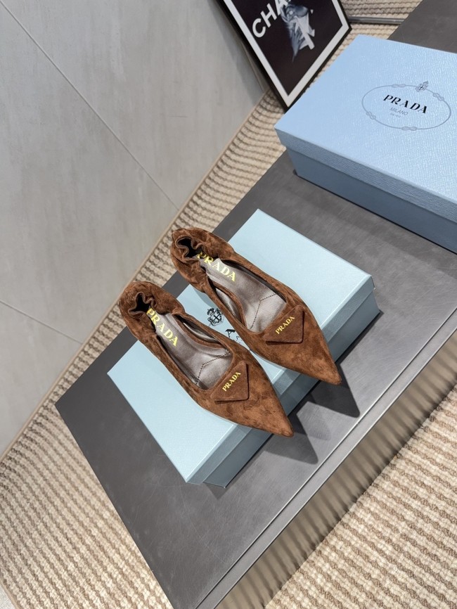 Prada Mordore leather pumps 87221-2