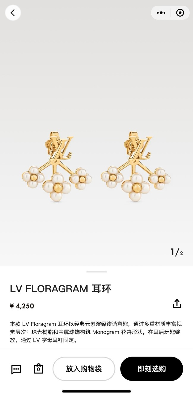 Louis Vuitton Earring&necklace CE81830