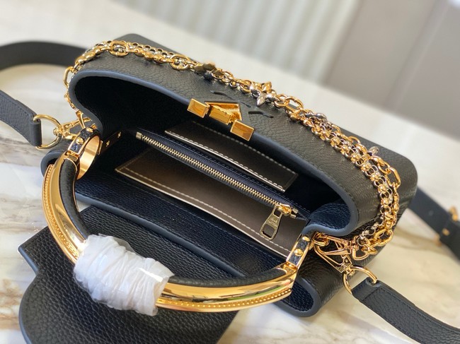Louis Vuitton Capucines East-West BB M26345 BLACK