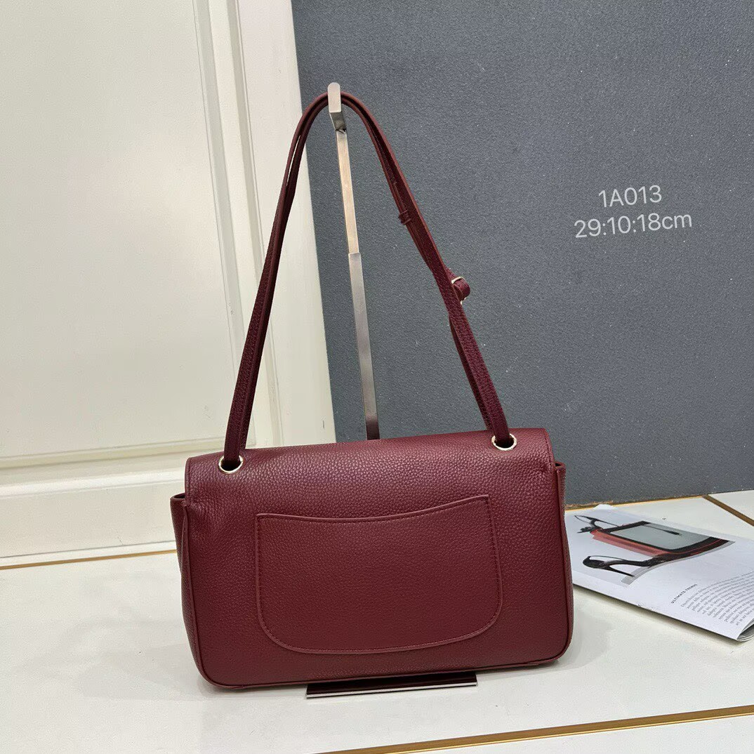 Chanel 26SS Original Leather Tote Shopping Bag 1A013 Burgundy Chanel 26SS Original Leather Tote Shopping Bag 1A013 Burgundy