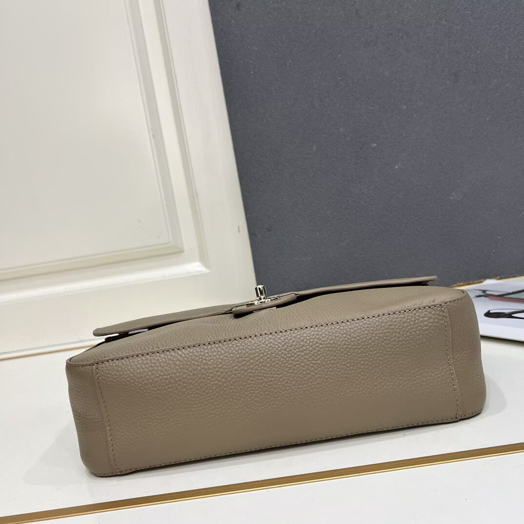 Chanel 26SS Original Leather Tote Shopping Bag 1A013 Gray Chanel 26SS Original Leather Tote Shopping Bag 1A013 Gray