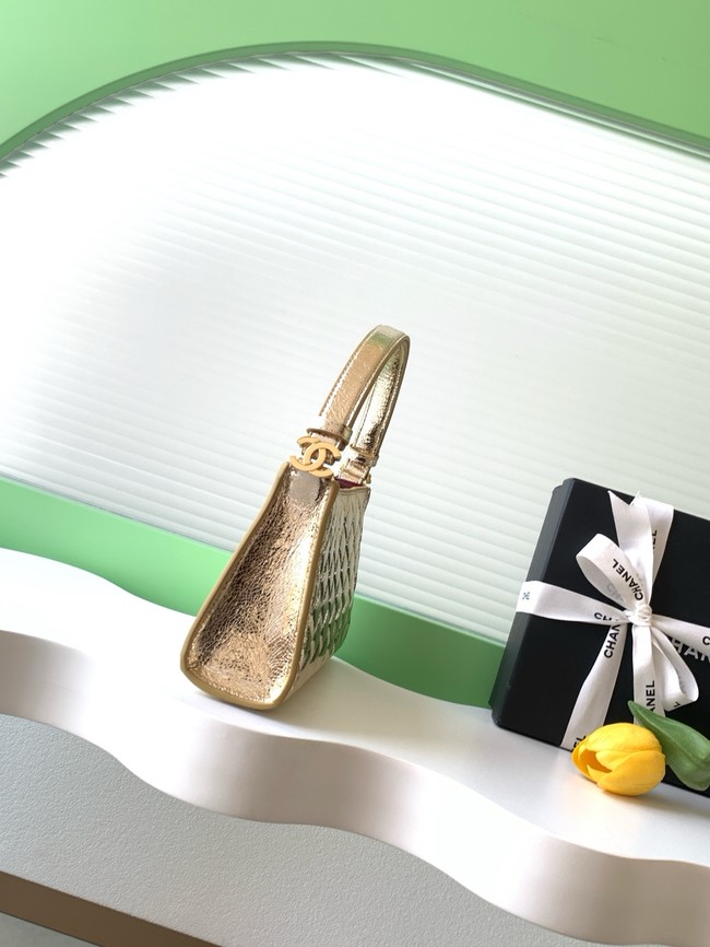 CHANEL Shoulder Bag AS6045 gold