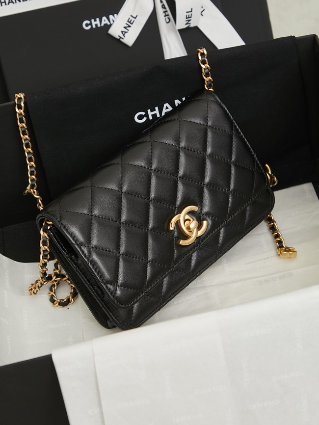 Chanel Wallet On Chain AP3938 black