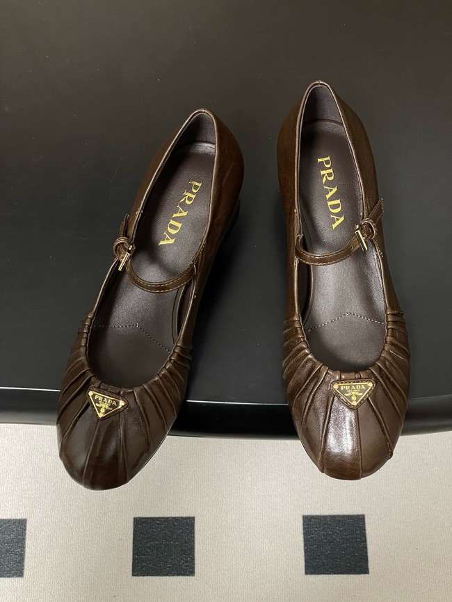 PRADA leather ballerinas 21055-3