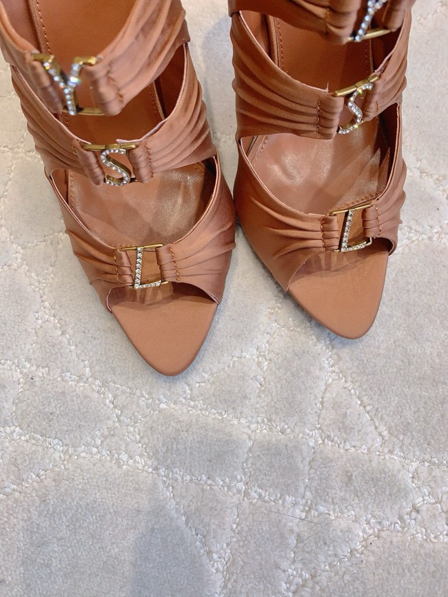 Saint Laurent EMILIE mules in satin crepe G1097-3