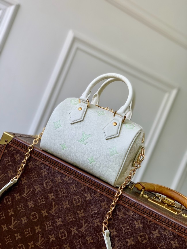 Louis Vuitton NEW Speedy Bandouliere 20 M27572 Green