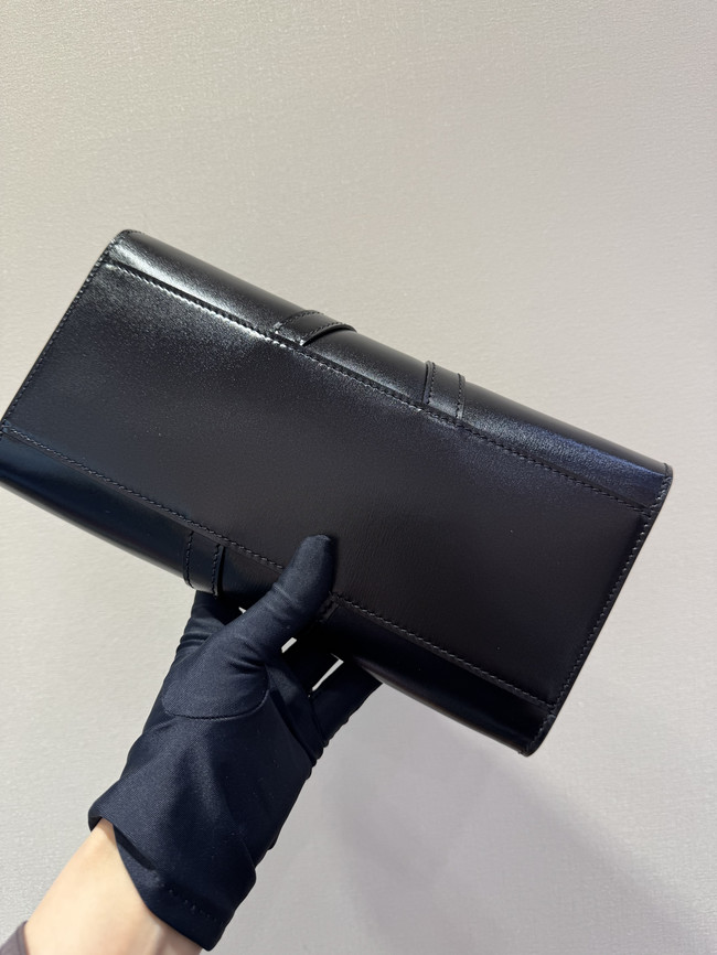 Hermes swift Leather Clutch 37568 black