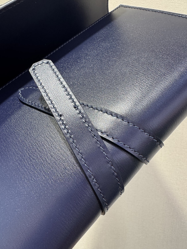 Hermes swift Leather Clutch 37568 dark blue Hermes swift Leather Clutch 37568 dark blue
