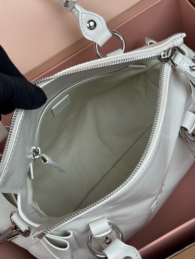 MIU MIU Original Leather Top Handle Bag 3598 light gray