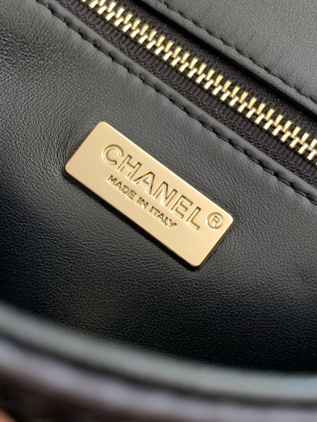 CHANEL Evening Bag AS4298 black&gold