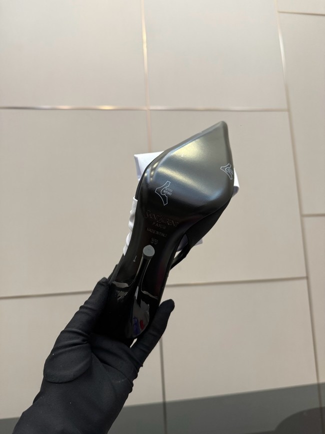 Saint Laurent AMALIA slingback pumps in satin crepe Heel 10.5CM 55726-13