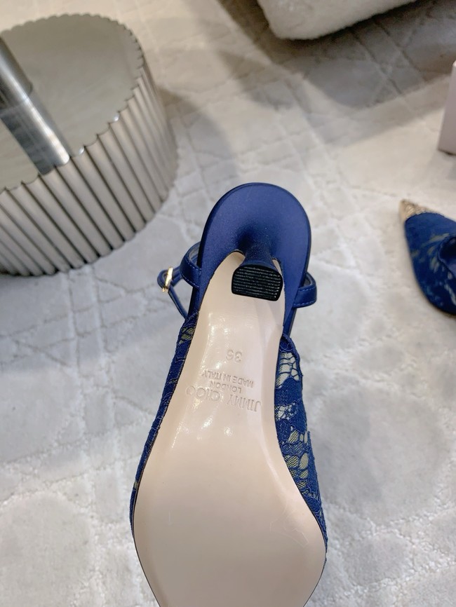 Jimmy Choo slingback pumps in satin crepe 55743-5