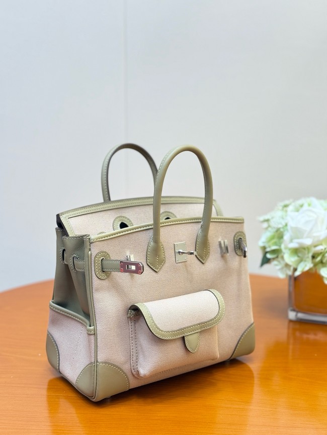 Hermes Birkin Toile & Cuir H6987-2