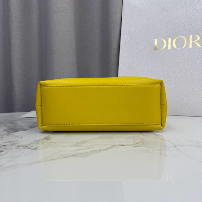 Small Dior Bow Bag Lambskin M0715O Buttercup