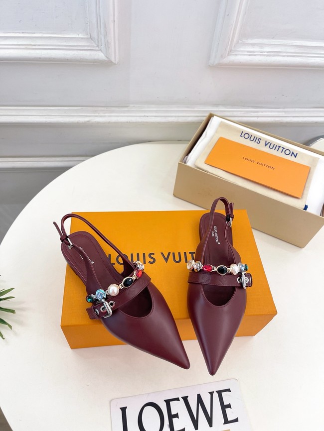 Louis Vuitton Vibe Slingback Flat Sandal  66897-4