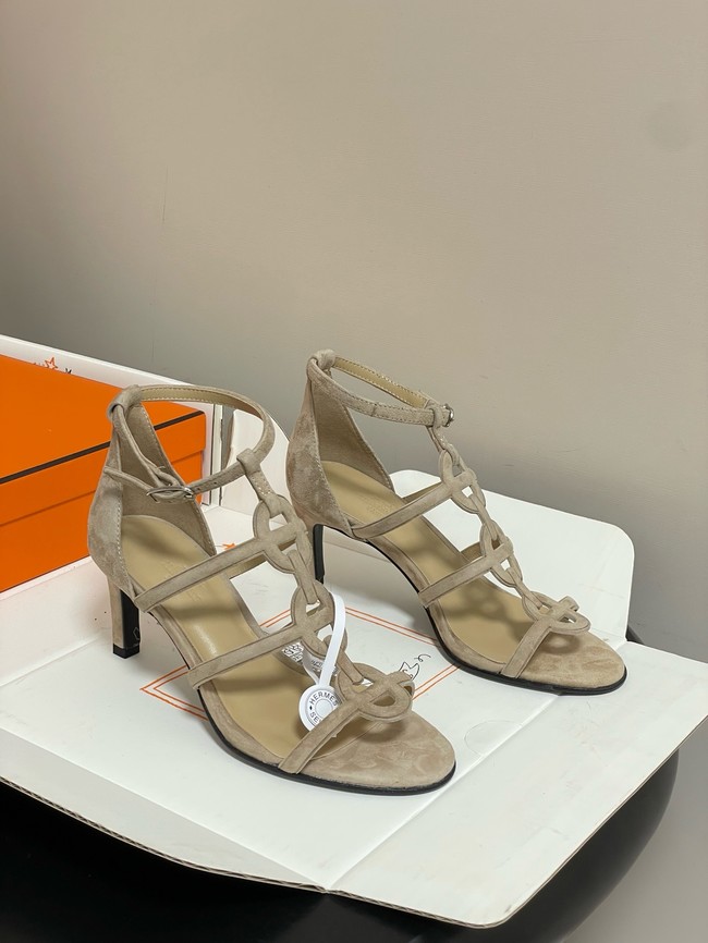 Hermes Sandals Heel 7.5CM 66931-6