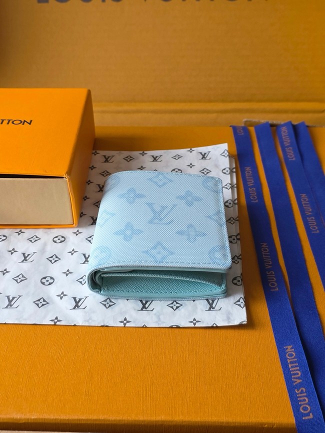 Louis Vuitton Charms Pocket Wallet M27679 light blue