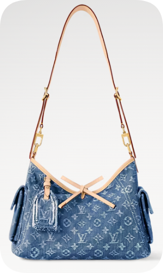 Louis Vuitton NEW Carryall Cargo PM M28287 Blue Denim