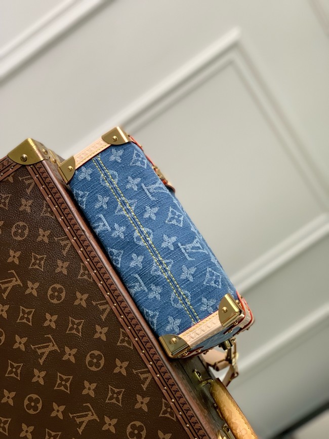 Louis Vuitton Side Trunk MM M57450 Blue Denim