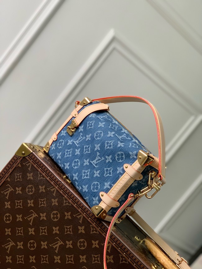 Louis Vuitton Side Trunk MM M57450 Blue Denim