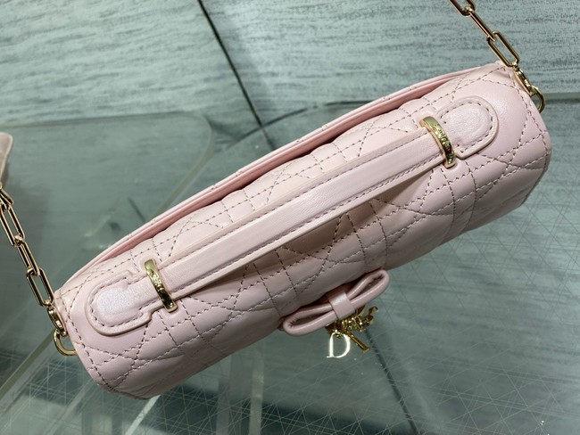 My Dior Mini Bag Cannage Lambskin S0984PU Rose Lingerie