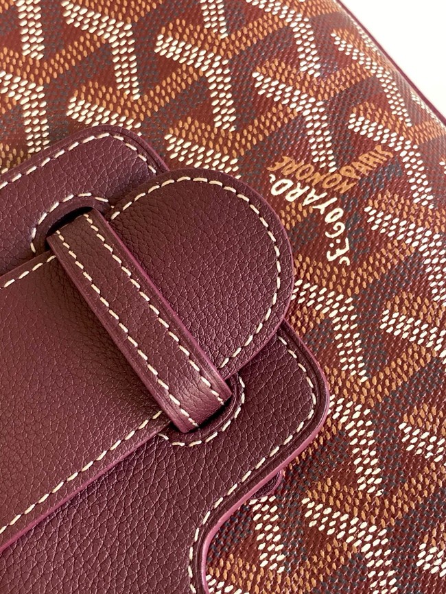 Goyard Saigon Soft Mini Bag 7CL07P wine red
