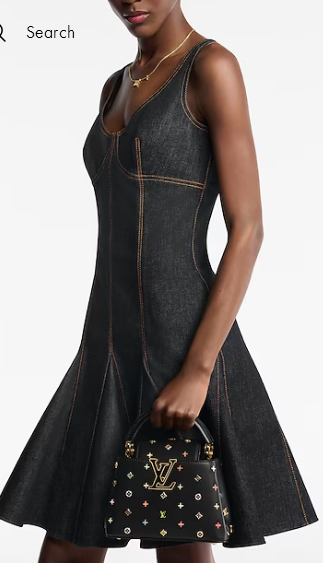 Louis Vuitton LV x TM Capucines Mini M27637 black Louis Vuitton LV x TM Capucines Mini M27637 black