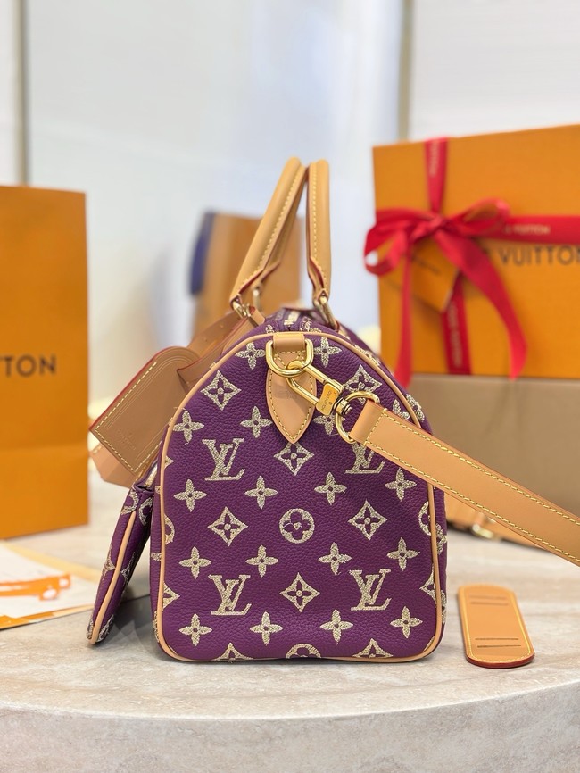 Louis Vuitton Speedy Bandouliere M28076 Purple