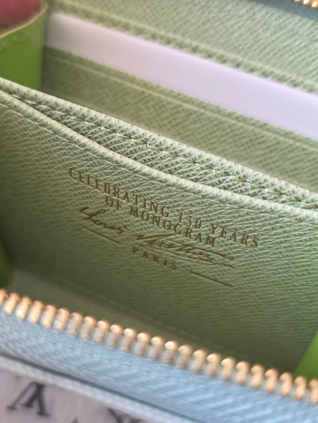 Louis Vuitton Zippy Coin Purse M27721 Green Asnieres