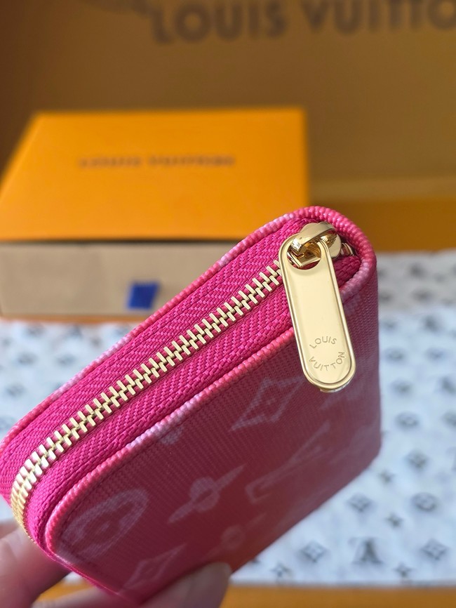 Louis Vuitton Zippy Coin Purse M27721 Rose Ruban