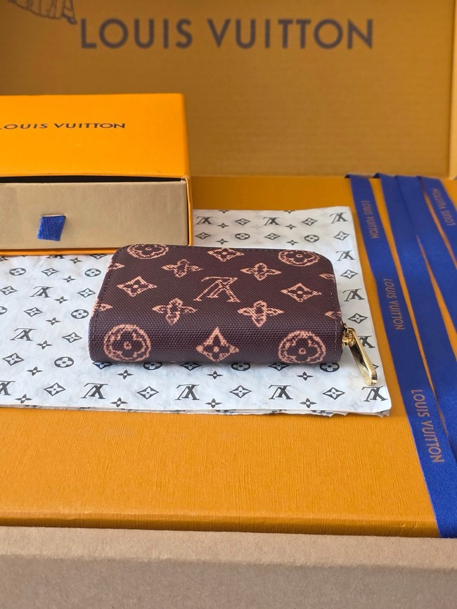 Louis Vuitton Zippy Coin Purse M27721 dark brown