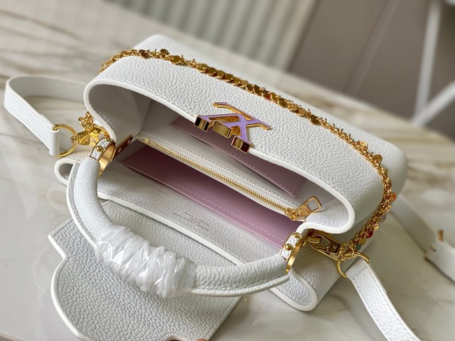 Louis vuitton Capucines BB M28197 white