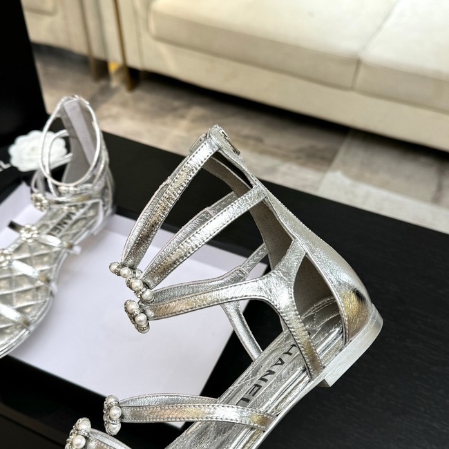 Chanel Sandals Laminated Lambskin 66964-3