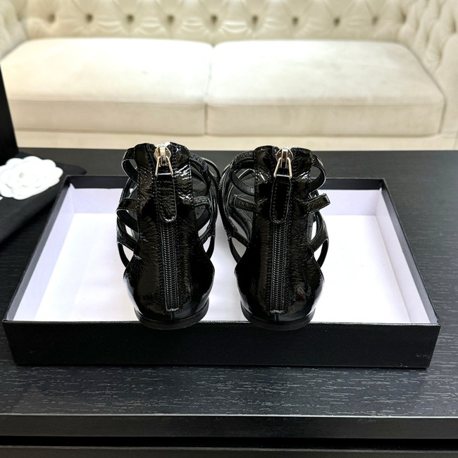 Chanel Sandals Laminated Lambskin 66964-4