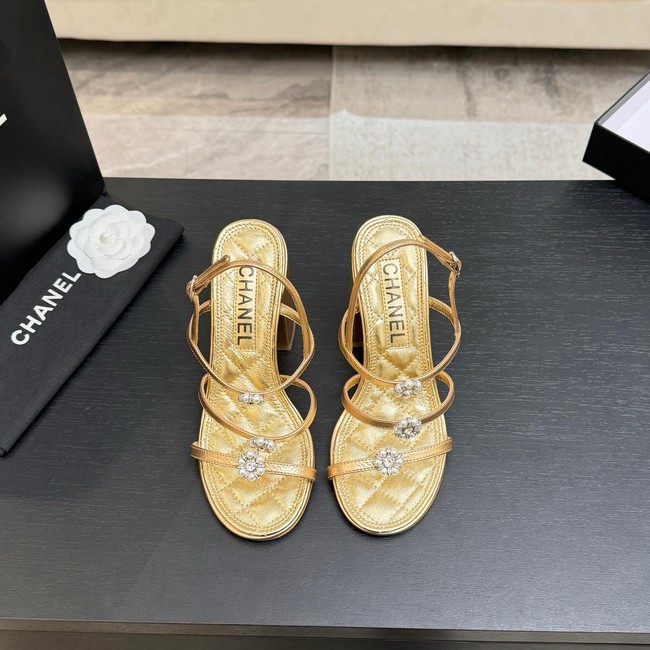Chanel Sandals Laminated Lambskin 95mm G46964-5