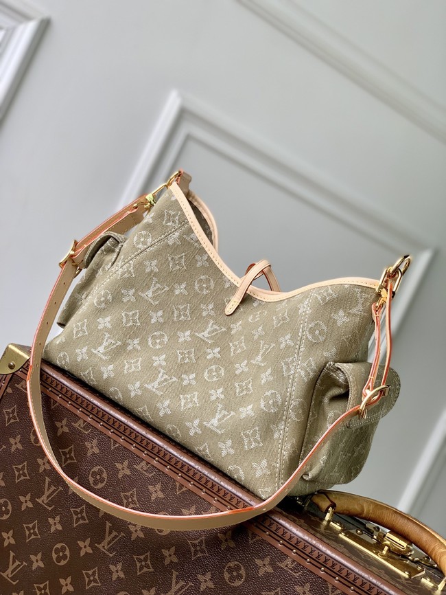 Louis Vuitton NEW Carryall Cargo PM M27623 Khaki Denim