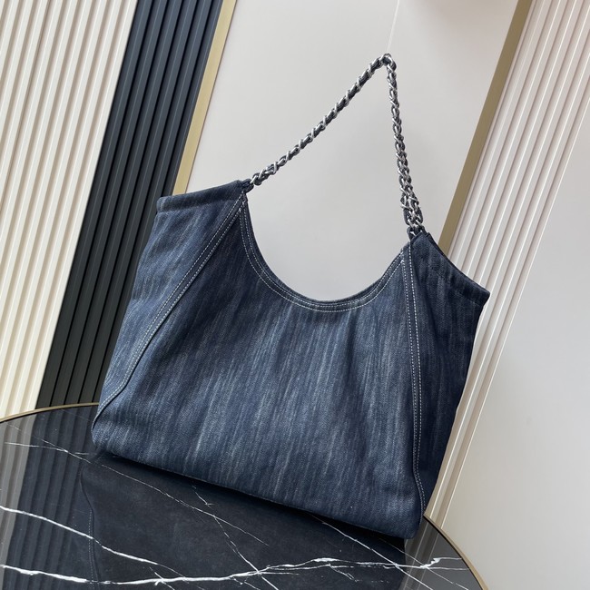 CHANEL Large Shopping Bag AS2138 blue